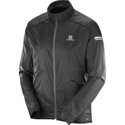 Chaquetas Salomon Agile Hombre - Gris Oscuro - Chile SEK176230